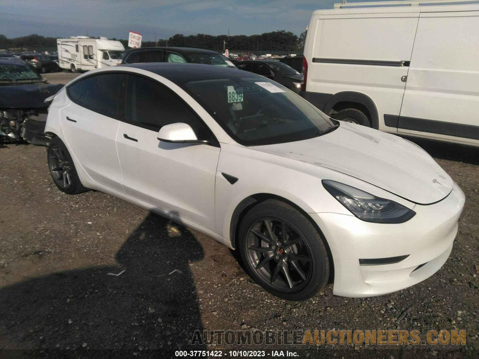 5YJ3E1EB5NF244539 TESLA MODEL 3 2022