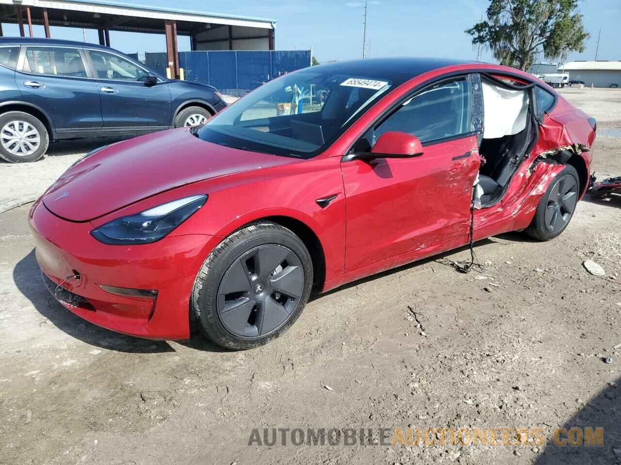 5YJ3E1EB5NF250132 TESLA MODEL 3 2022