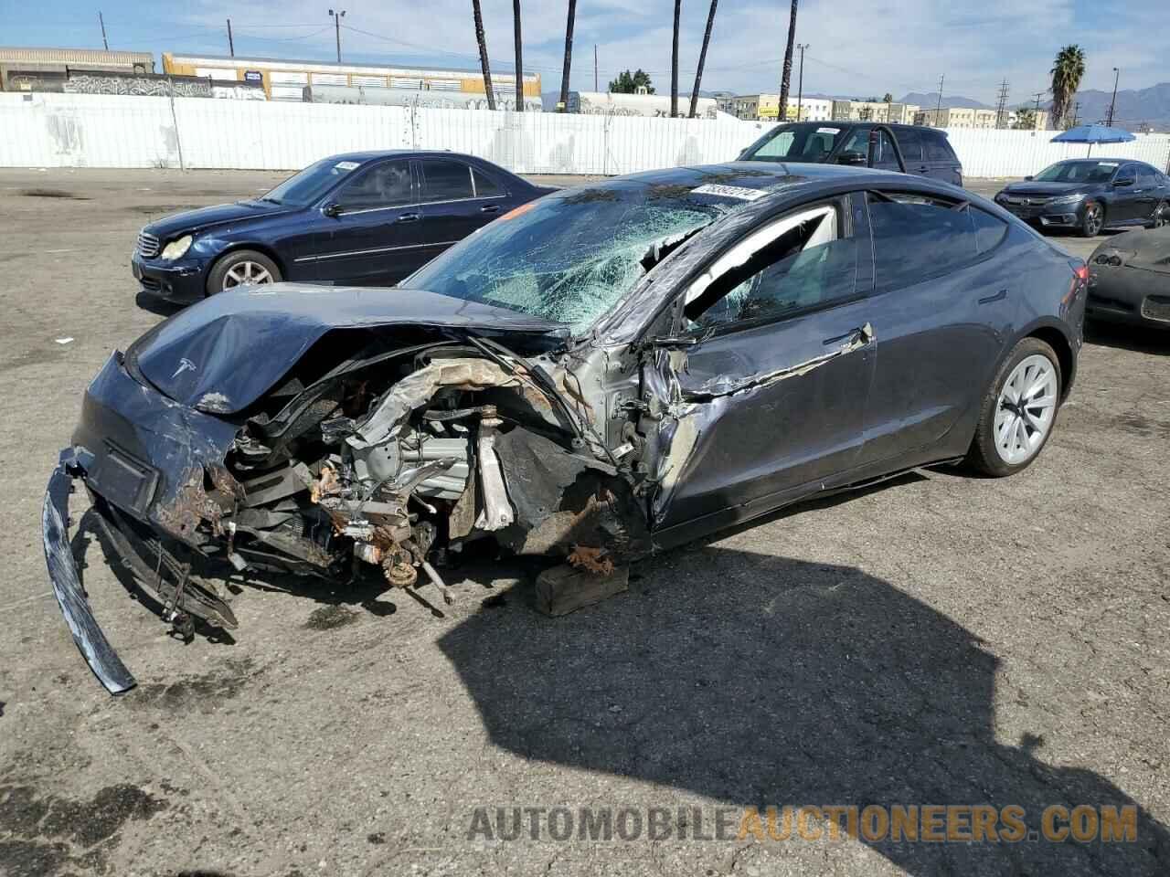 5YJ3E1EB5NF253600 TESLA MODEL 3 2022