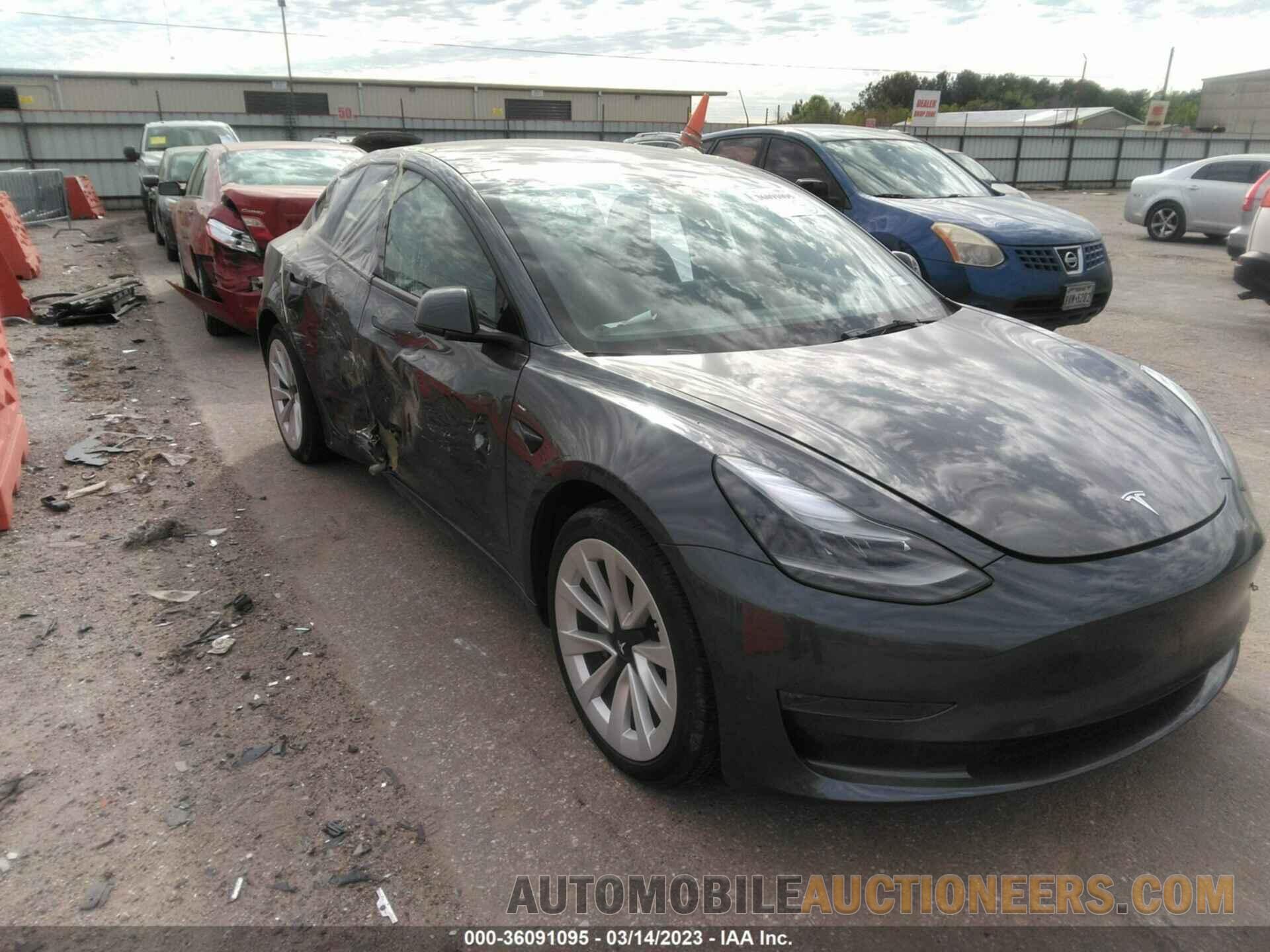 5YJ3E1EB5NF254441 TESLA MODEL 3 2022