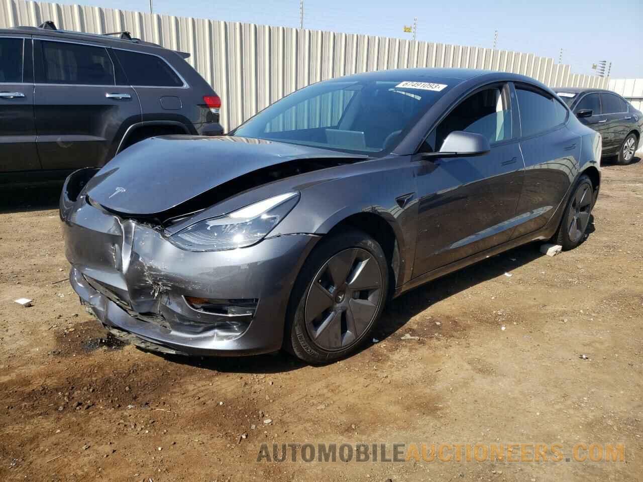 5YJ3E1EB5NF257095 TESLA MODEL 3 2022