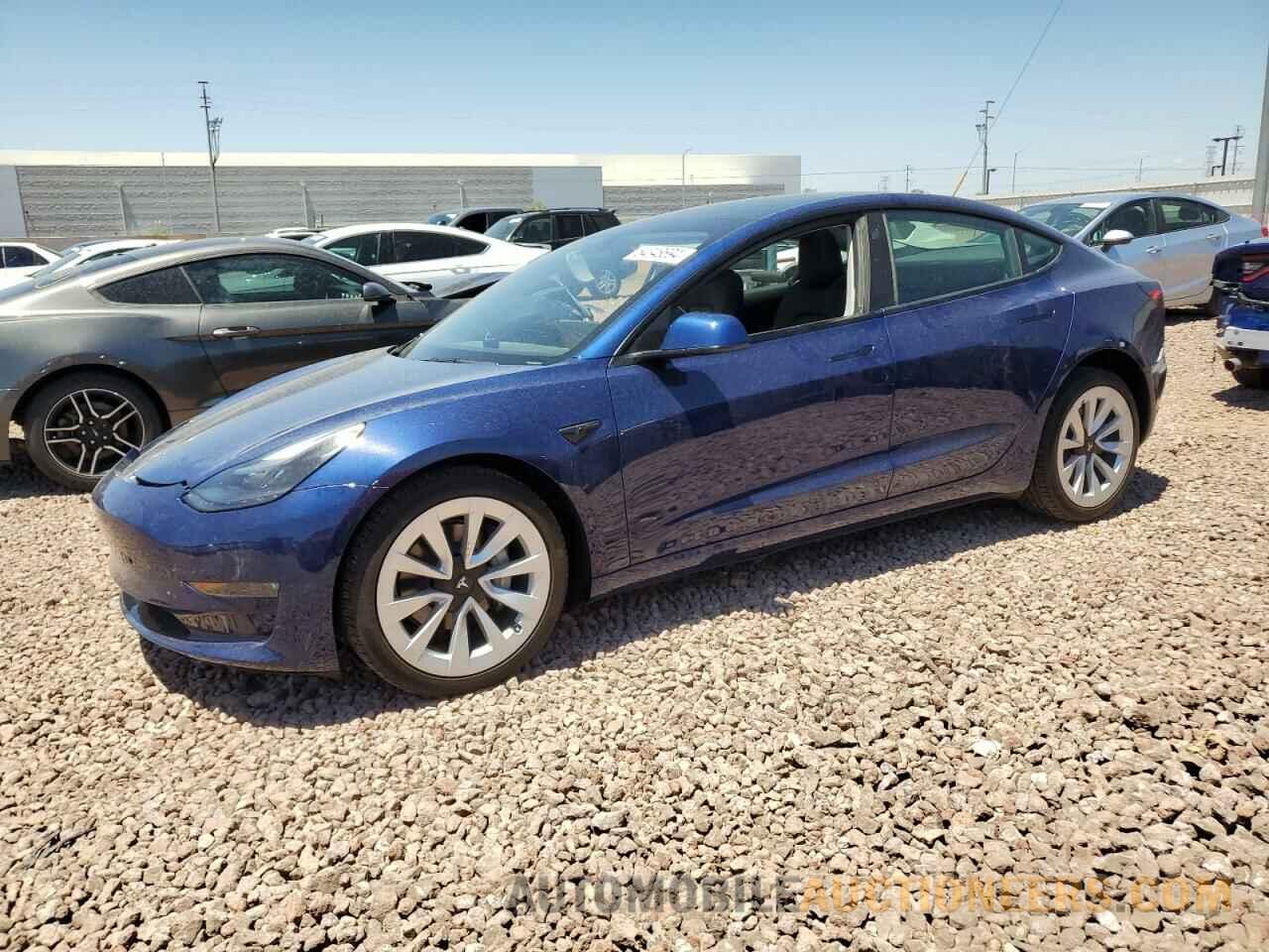 5YJ3E1EB5NF263110 TESLA MODEL 3 2022