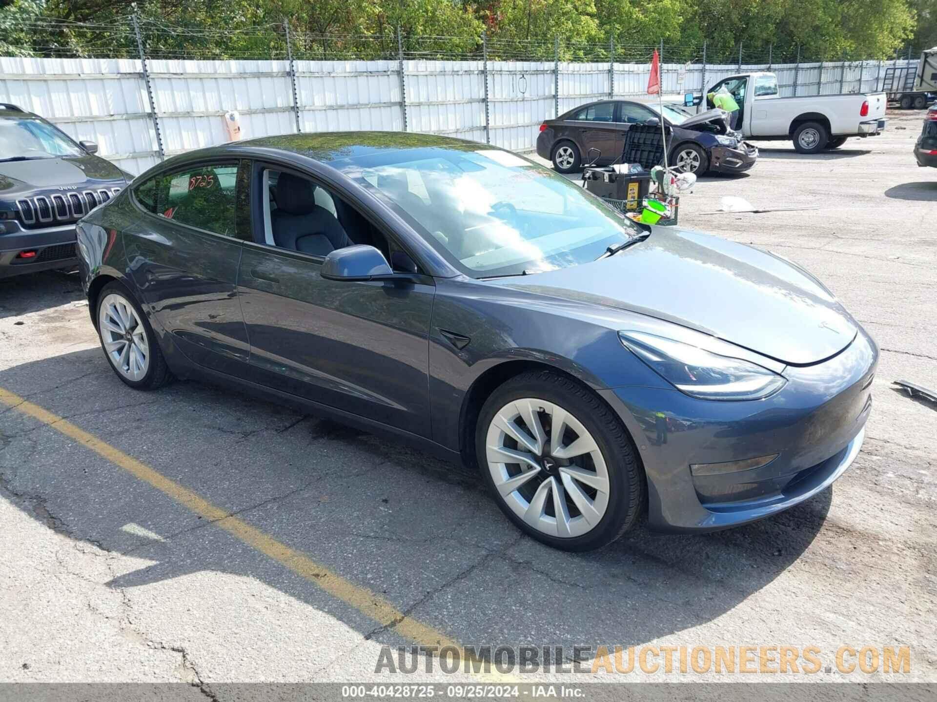 5YJ3E1EB5NF264967 TESLA MODEL 3 2022