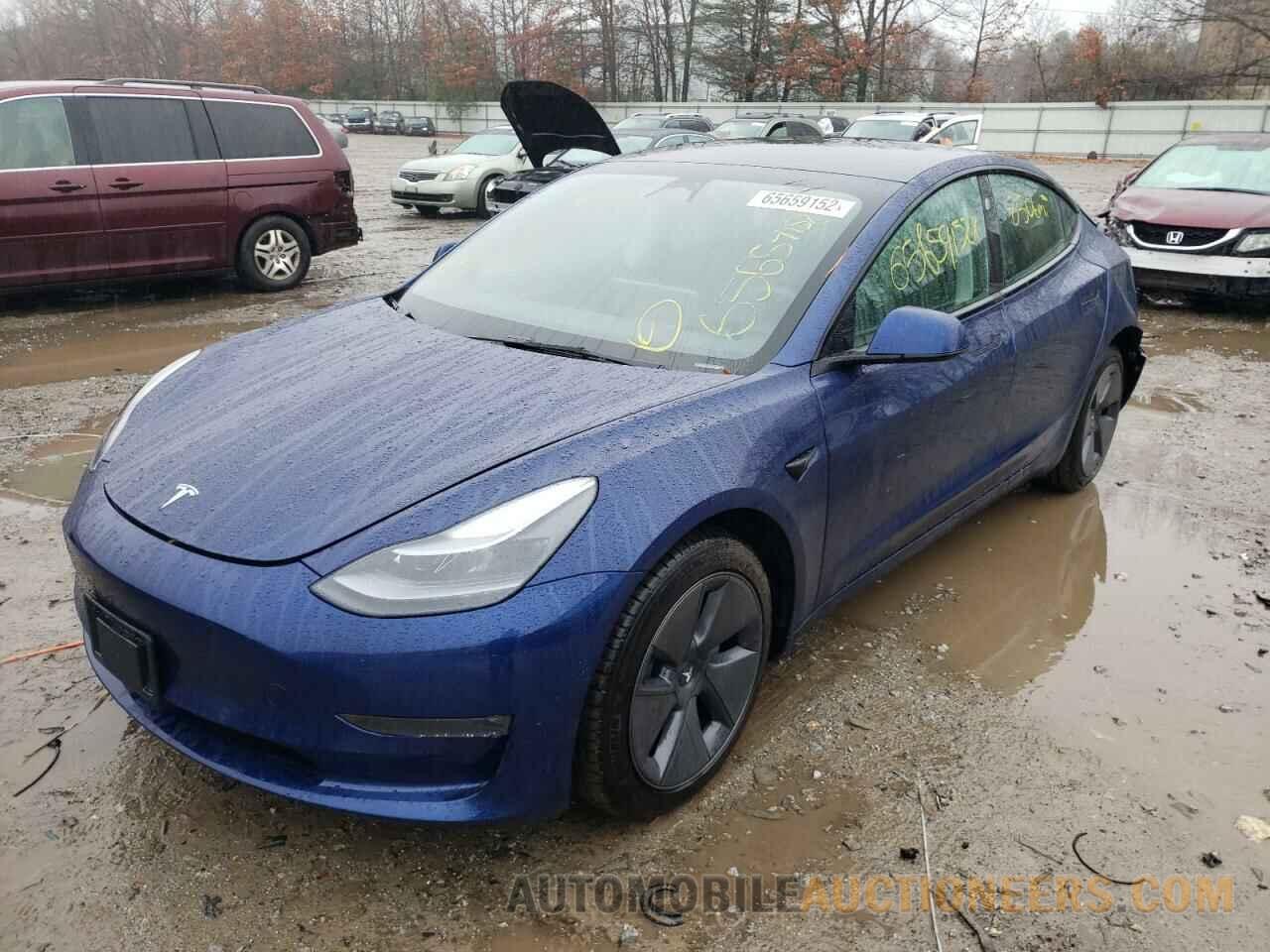 5YJ3E1EB5NF265195 TESLA MODEL 3 2022