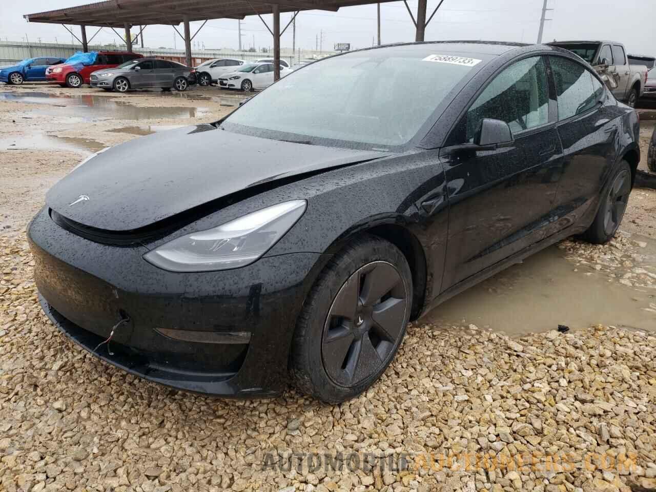 5YJ3E1EB5NF266704 TESLA MODEL 3 2022