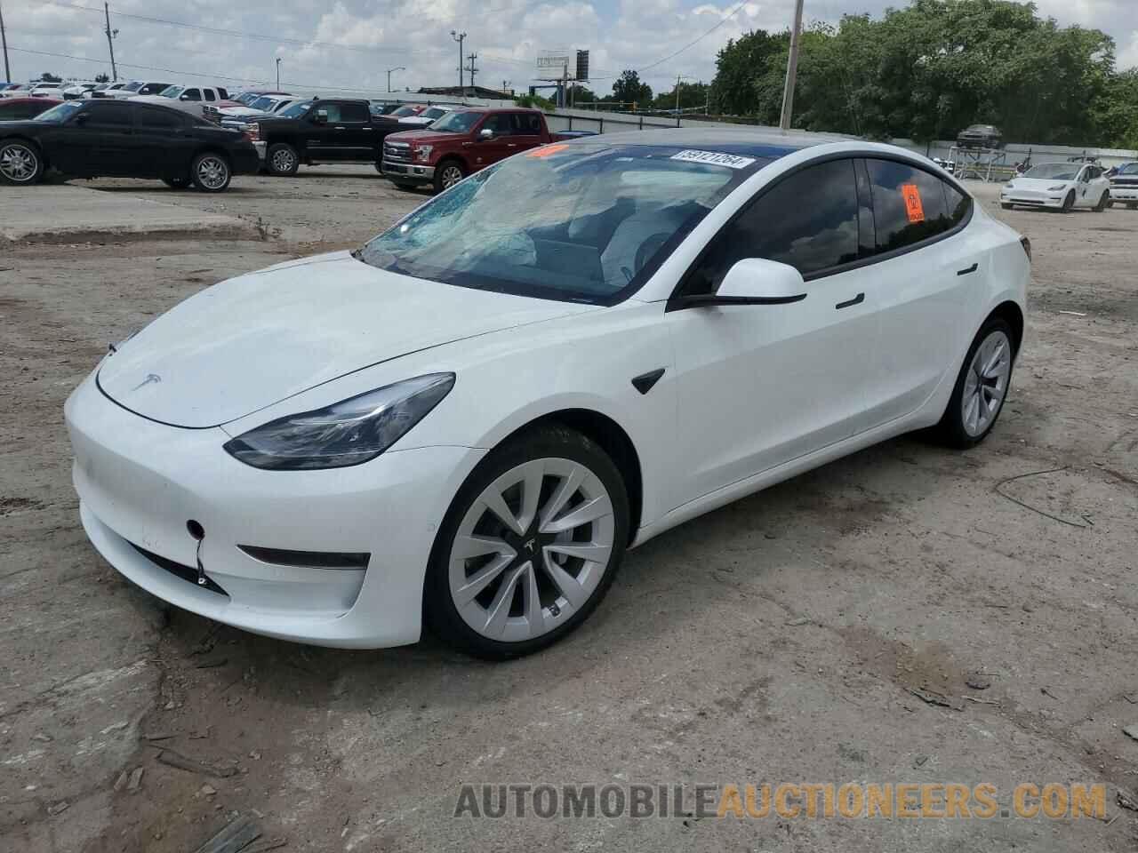 5YJ3E1EB5NF266850 TESLA MODEL 3 2022