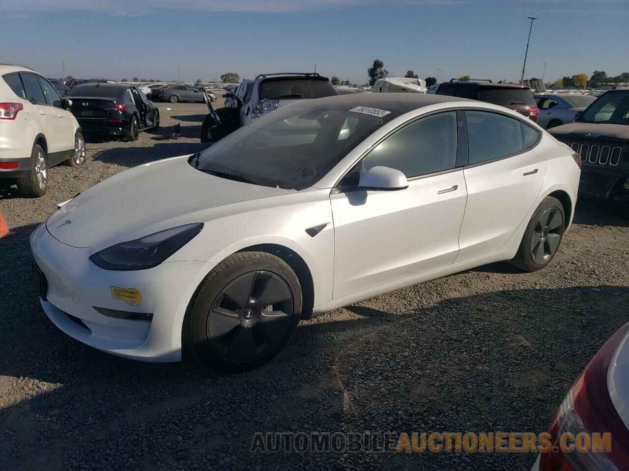 5YJ3E1EB5NF267156 TESLA MODEL 3 2022