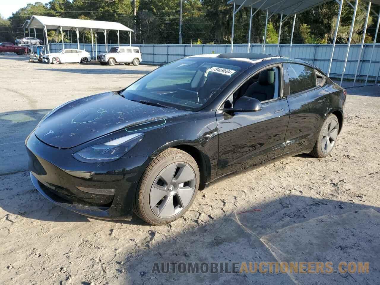 5YJ3E1EB5NF268209 TESLA MODEL 3 2022