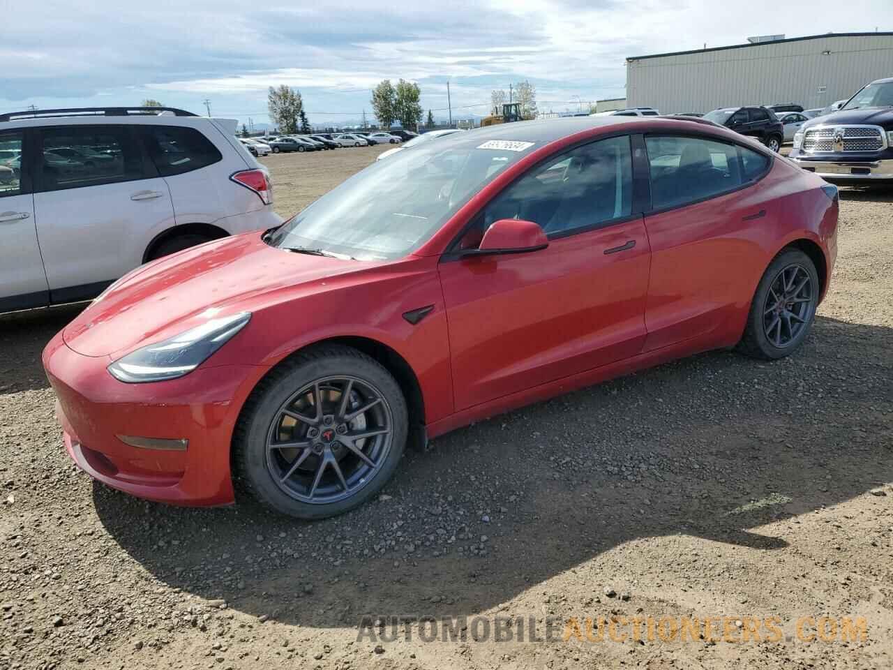 5YJ3E1EB5NF273586 TESLA MODEL 3 2022