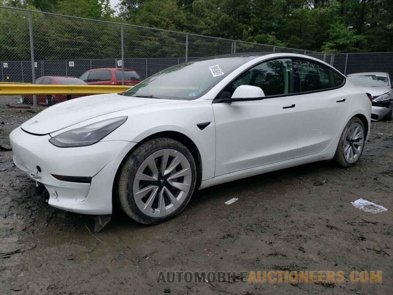 5YJ3E1EB5NF287634 TESLA MODEL 3 2022