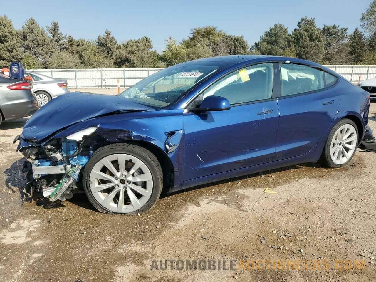 5YJ3E1EB5NF288976 TESLA MODEL 3 2022