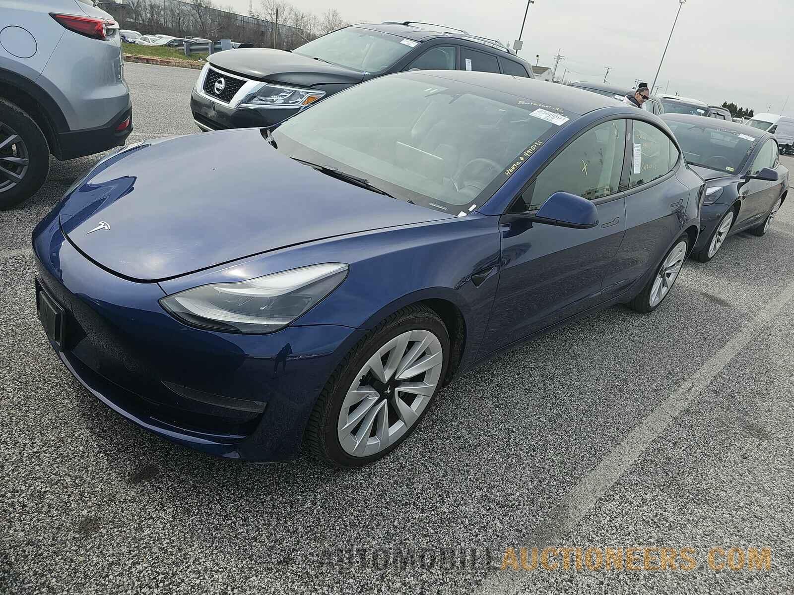 5YJ3E1EB5NF290159 Tesla Model 3 2022