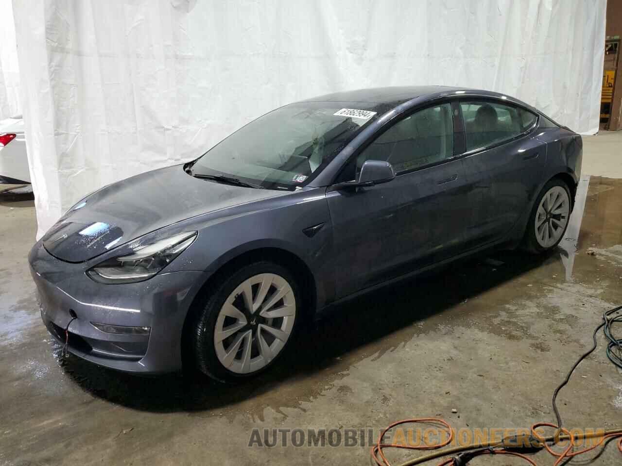 5YJ3E1EB5NF290534 TESLA MODEL 3 2022