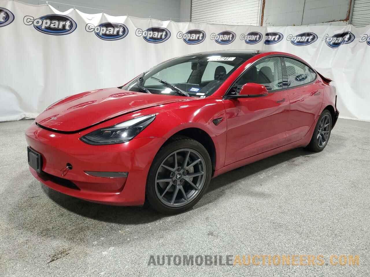 5YJ3E1EB5NF290873 TESLA MODEL 3 2022