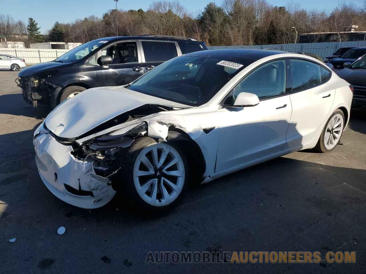 5YJ3E1EB5NF290954 TESLA MODEL 3 2022