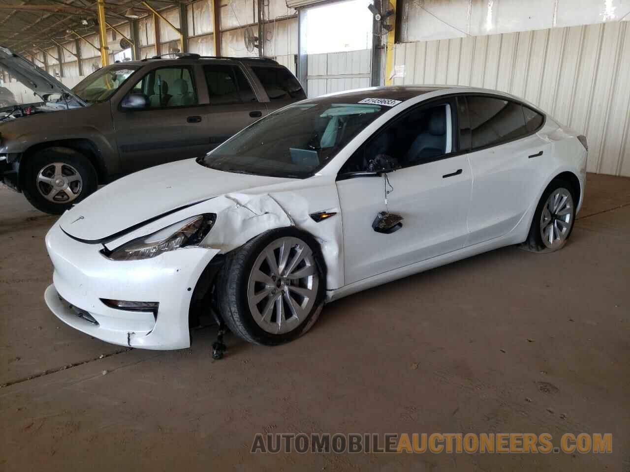 5YJ3E1EB5NF294387 TESLA MODEL 3 2022