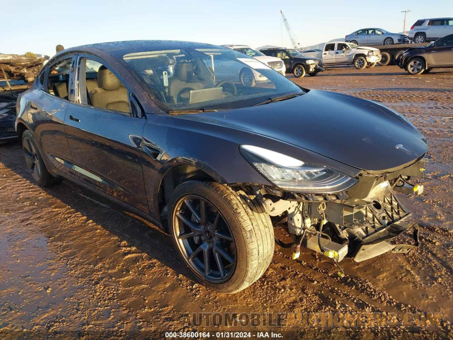 5YJ3E1EB5NF297001 TESLA MODEL 3 2022