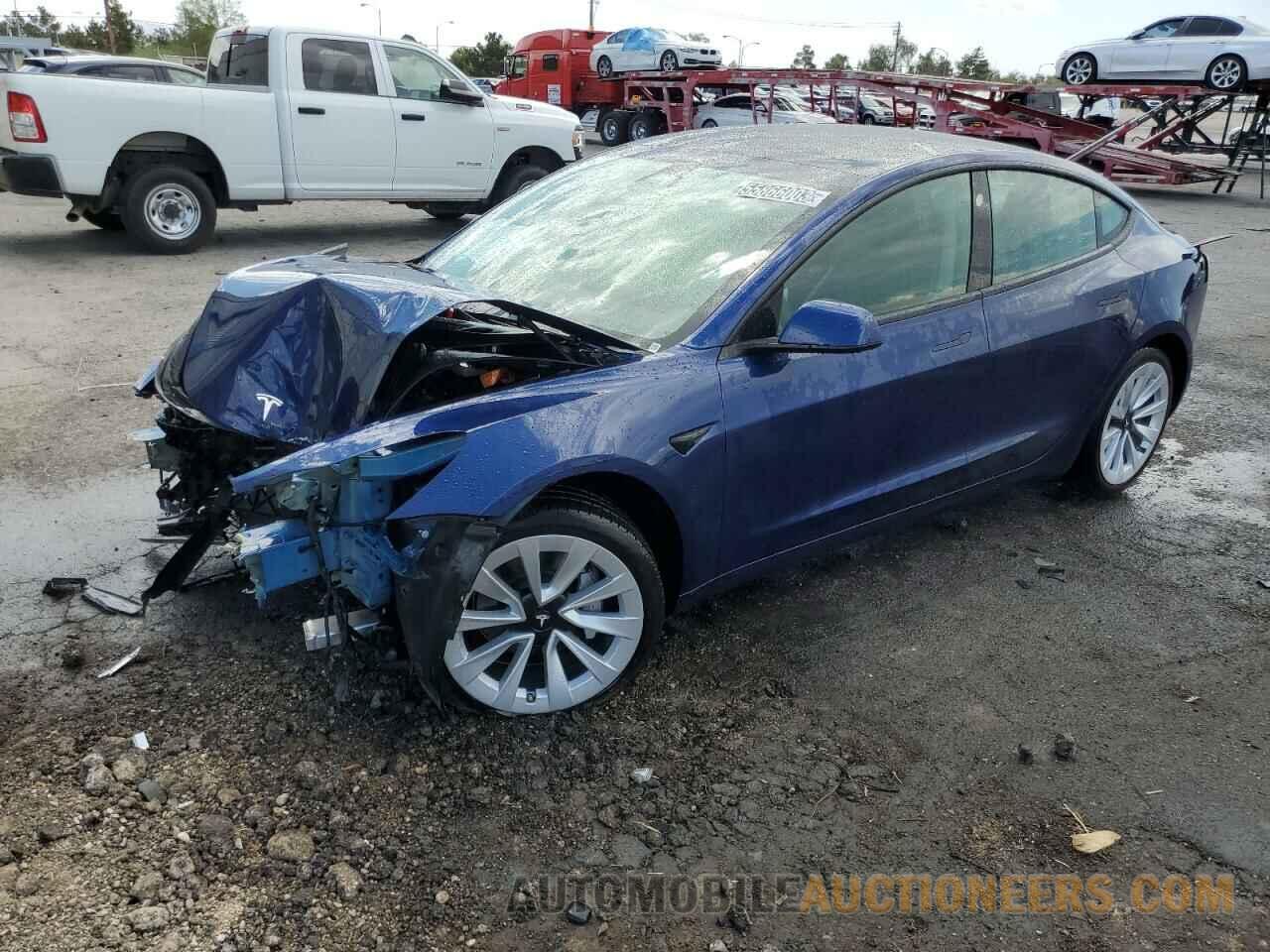 5YJ3E1EB5NF305064 TESLA MODEL 3 2022