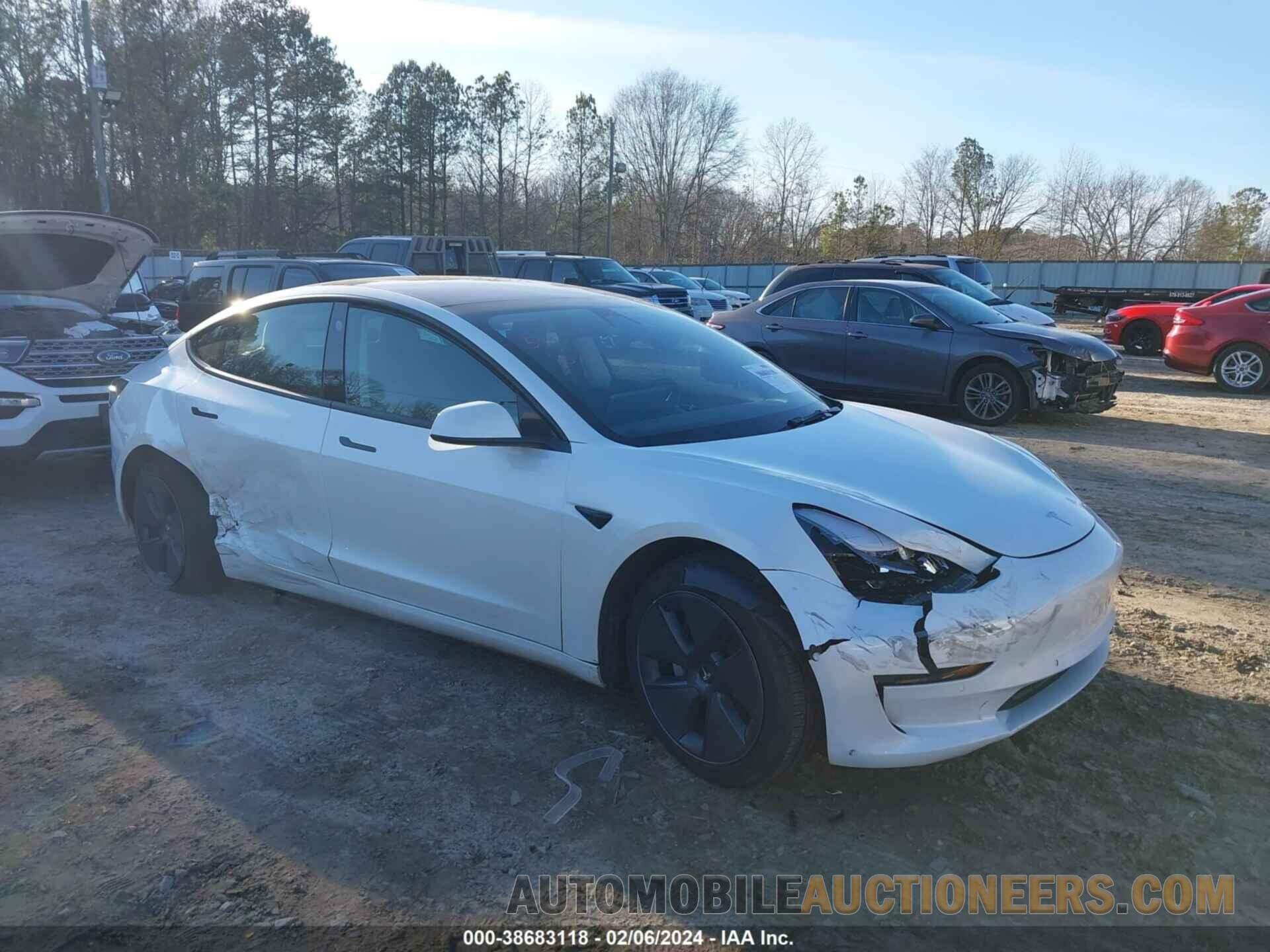 5YJ3E1EB5NF341417 TESLA MODEL 3 2022