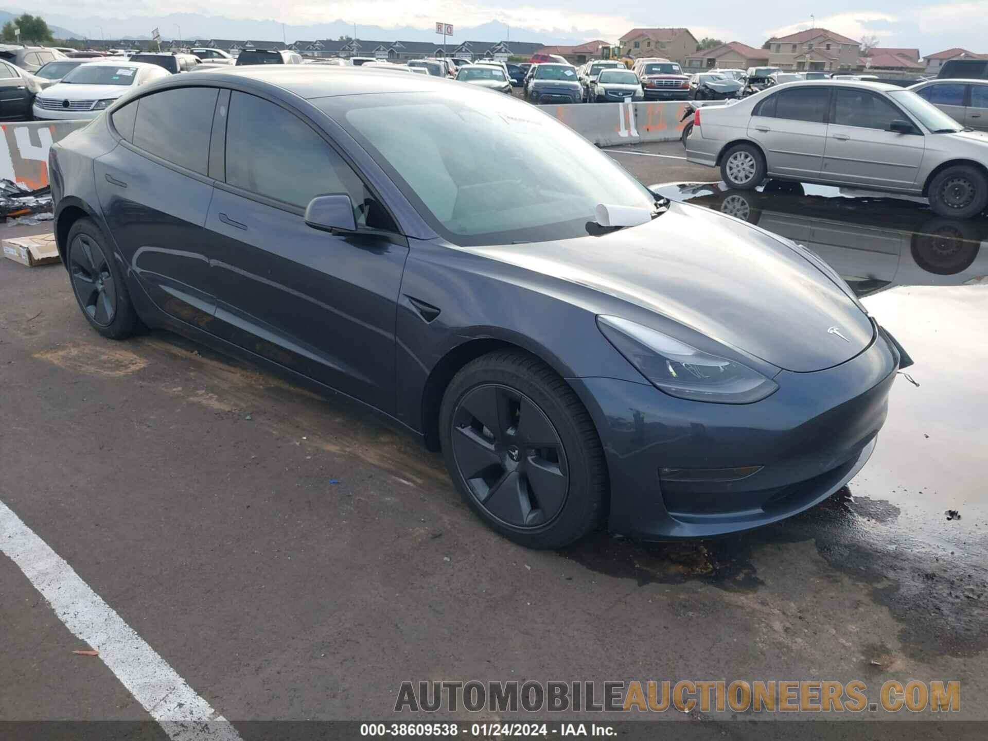 5YJ3E1EB5NF345662 TESLA MODEL 3 2022