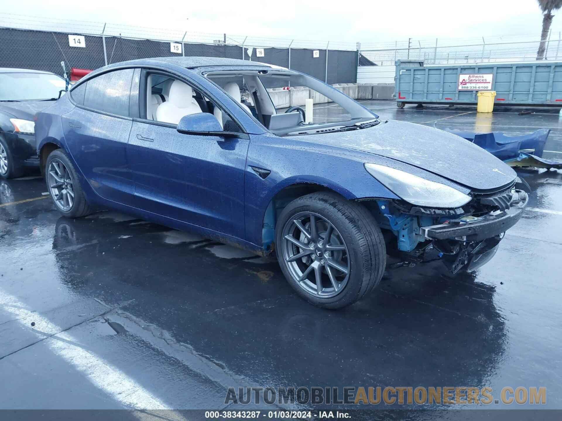 5YJ3E1EB5NF364633 TESLA MODEL 3 2022