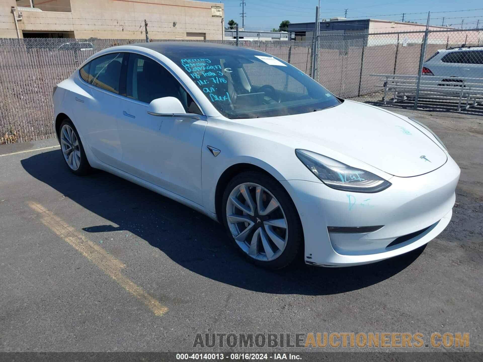 5YJ3E1EB6JF067719 TESLA MODEL 3 2018