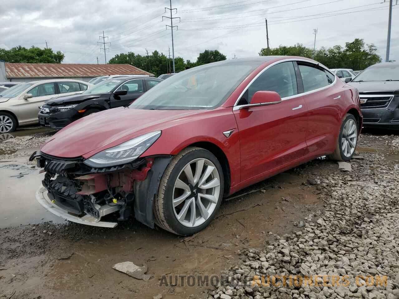 5YJ3E1EB6KF365477 TESLA MODEL 3 2019