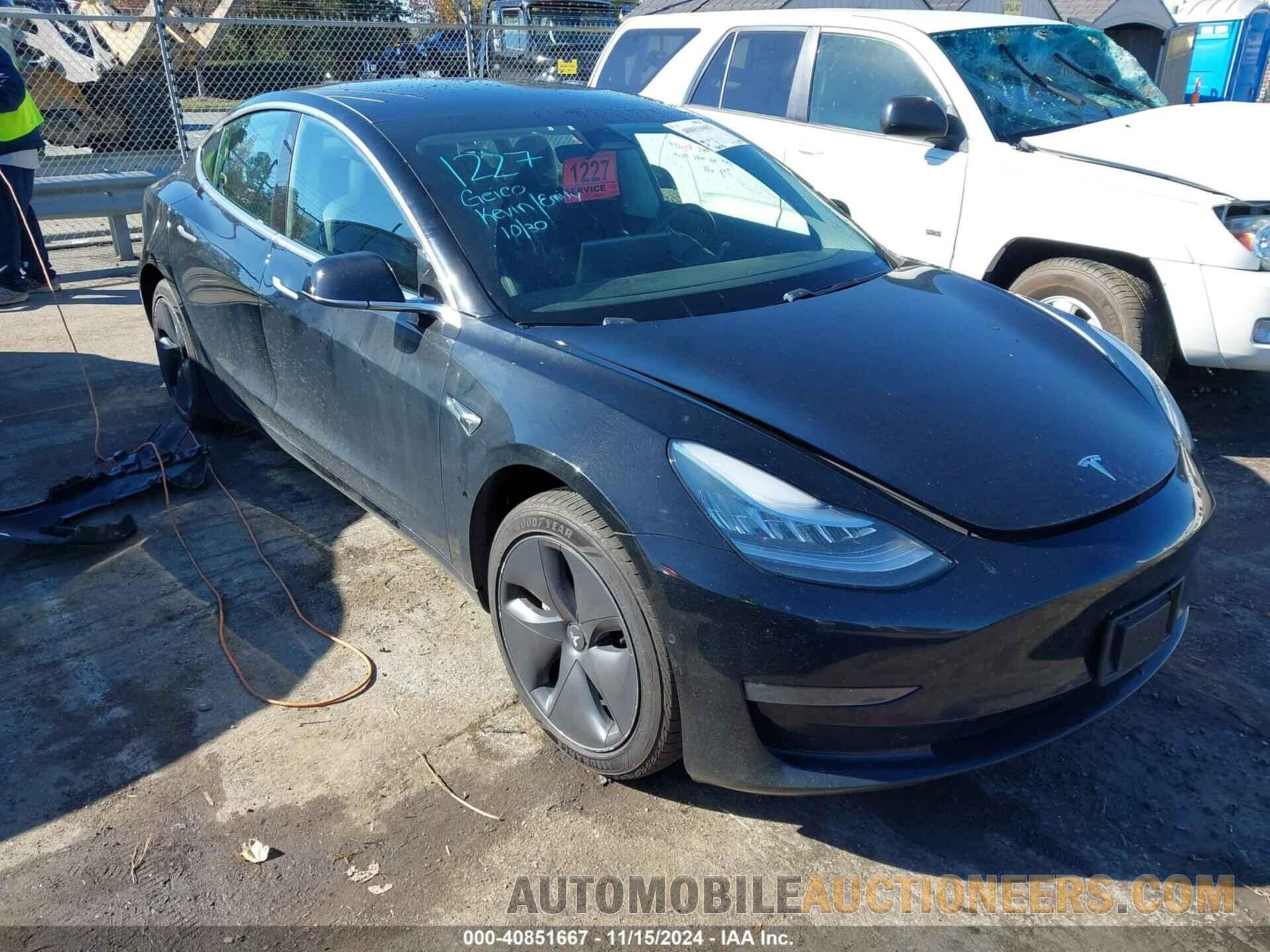 5YJ3E1EB6KF385566 TESLA MODEL 3 2019