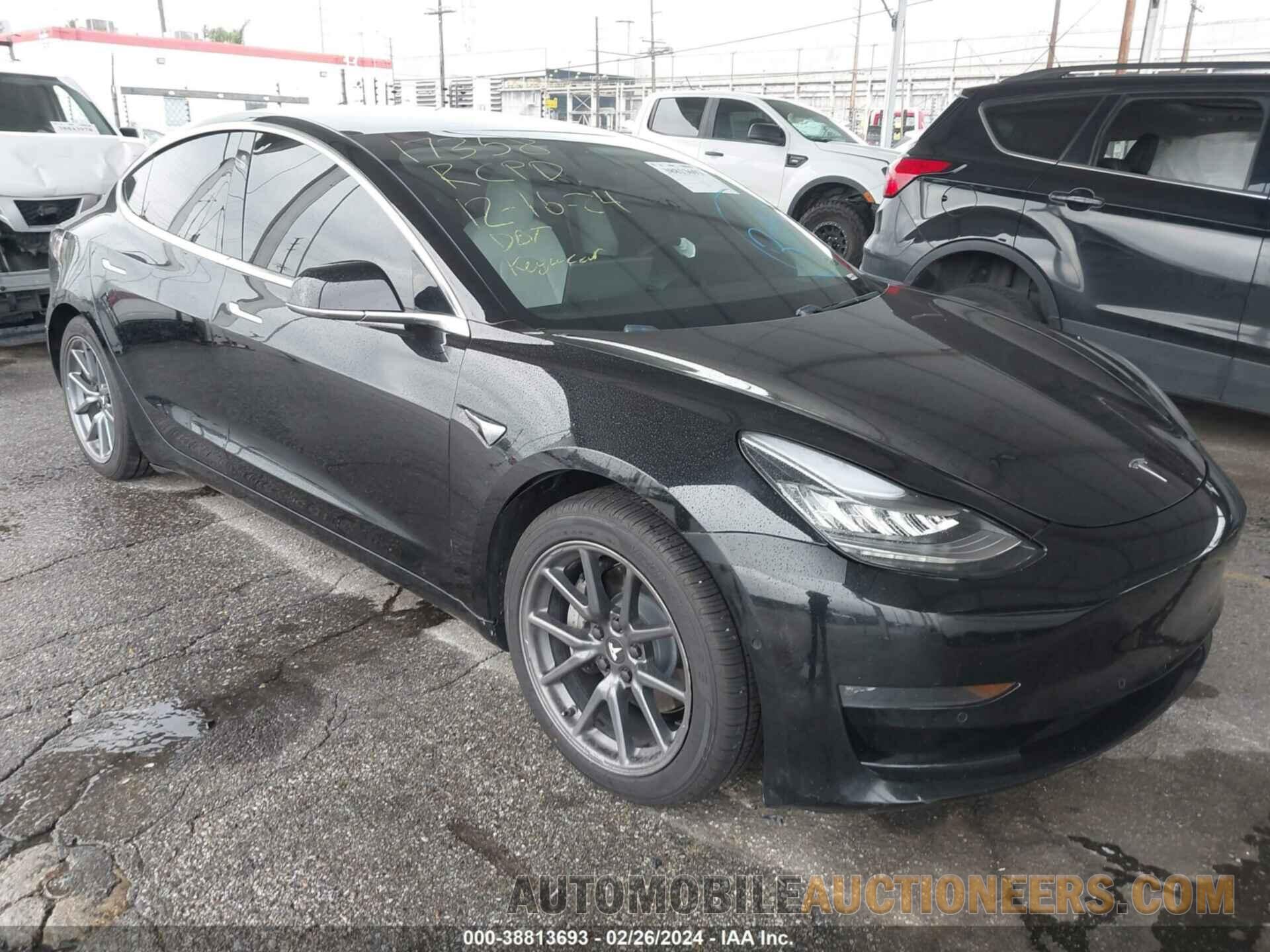 5YJ3E1EB6KF390640 TESLA MODEL 3 2019