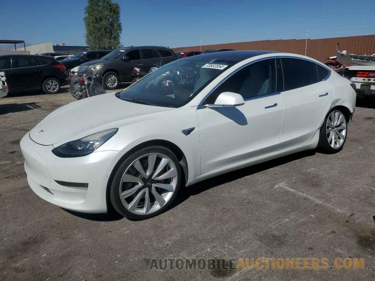 5YJ3E1EB6KF454997 TESLA MODEL 3 2019