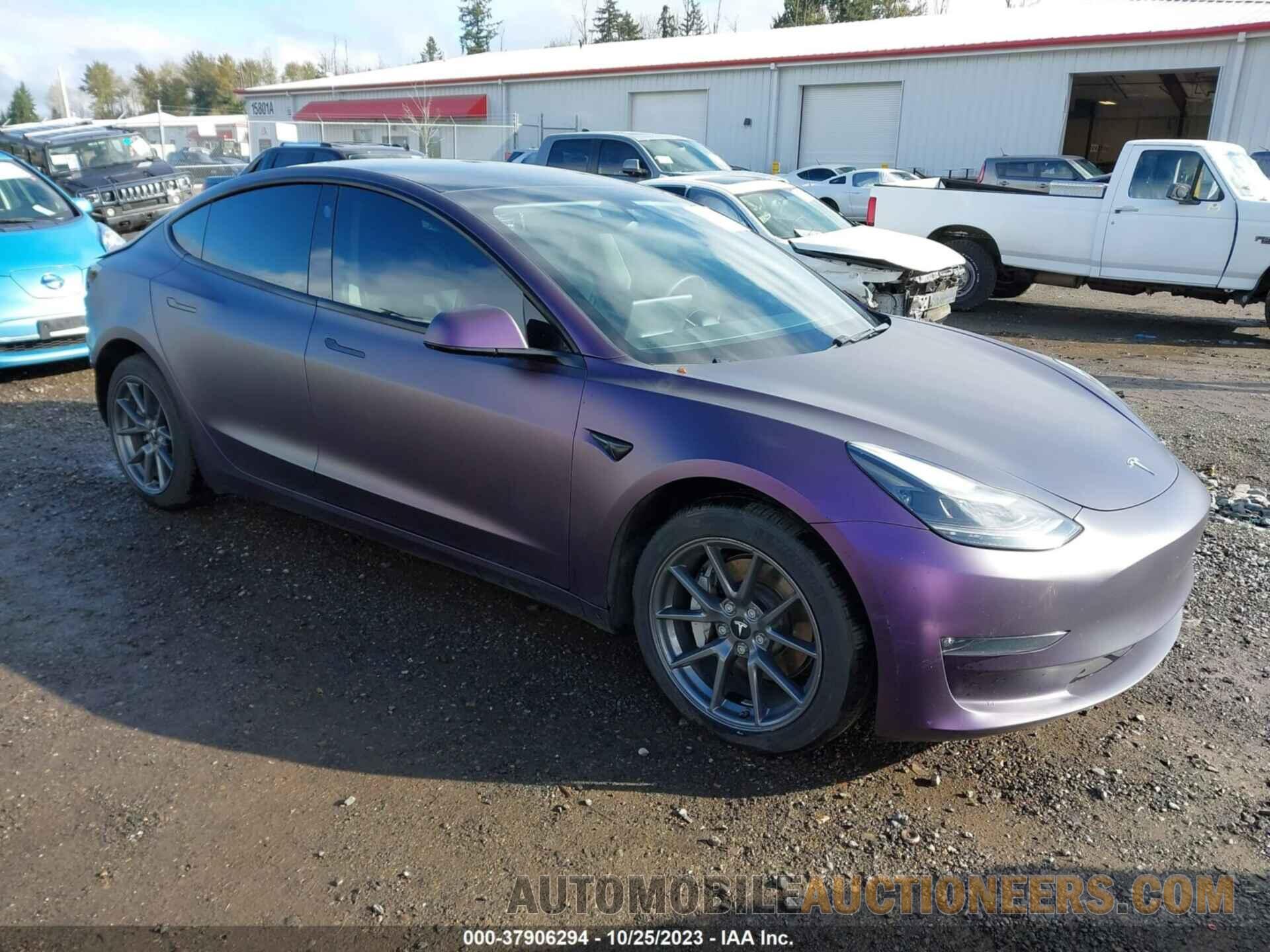 5YJ3E1EB6MF009873 TESLA MODEL 3 2021