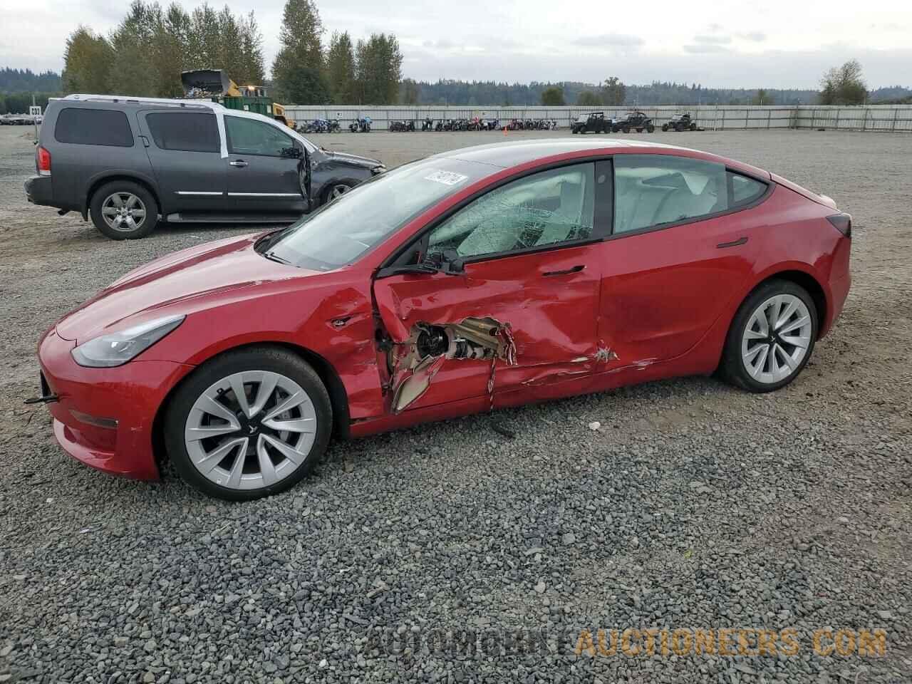 5YJ3E1EB6MF015608 TESLA MODEL 3 2021