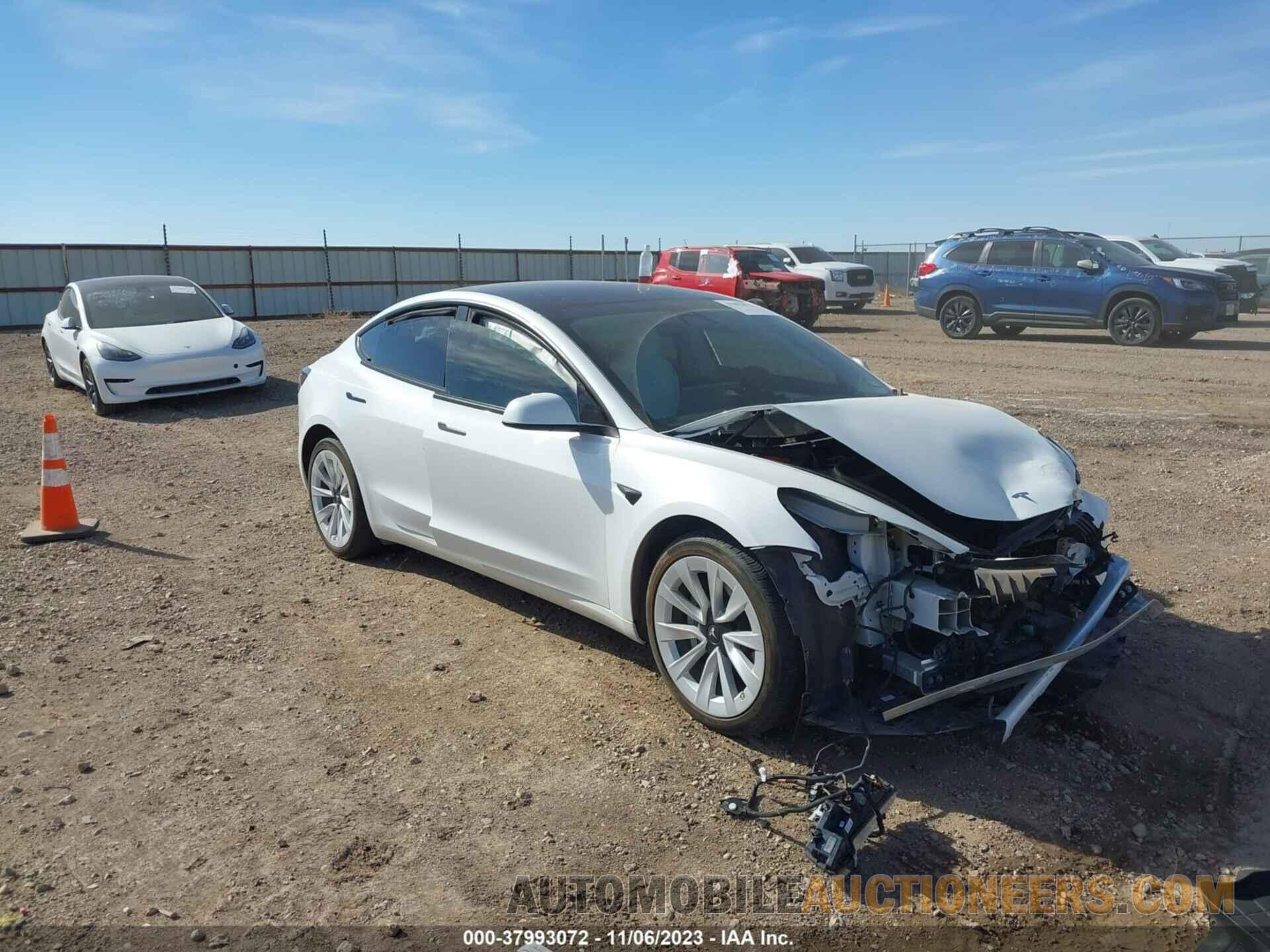 5YJ3E1EB6MF015625 TESLA MODEL 3 2021