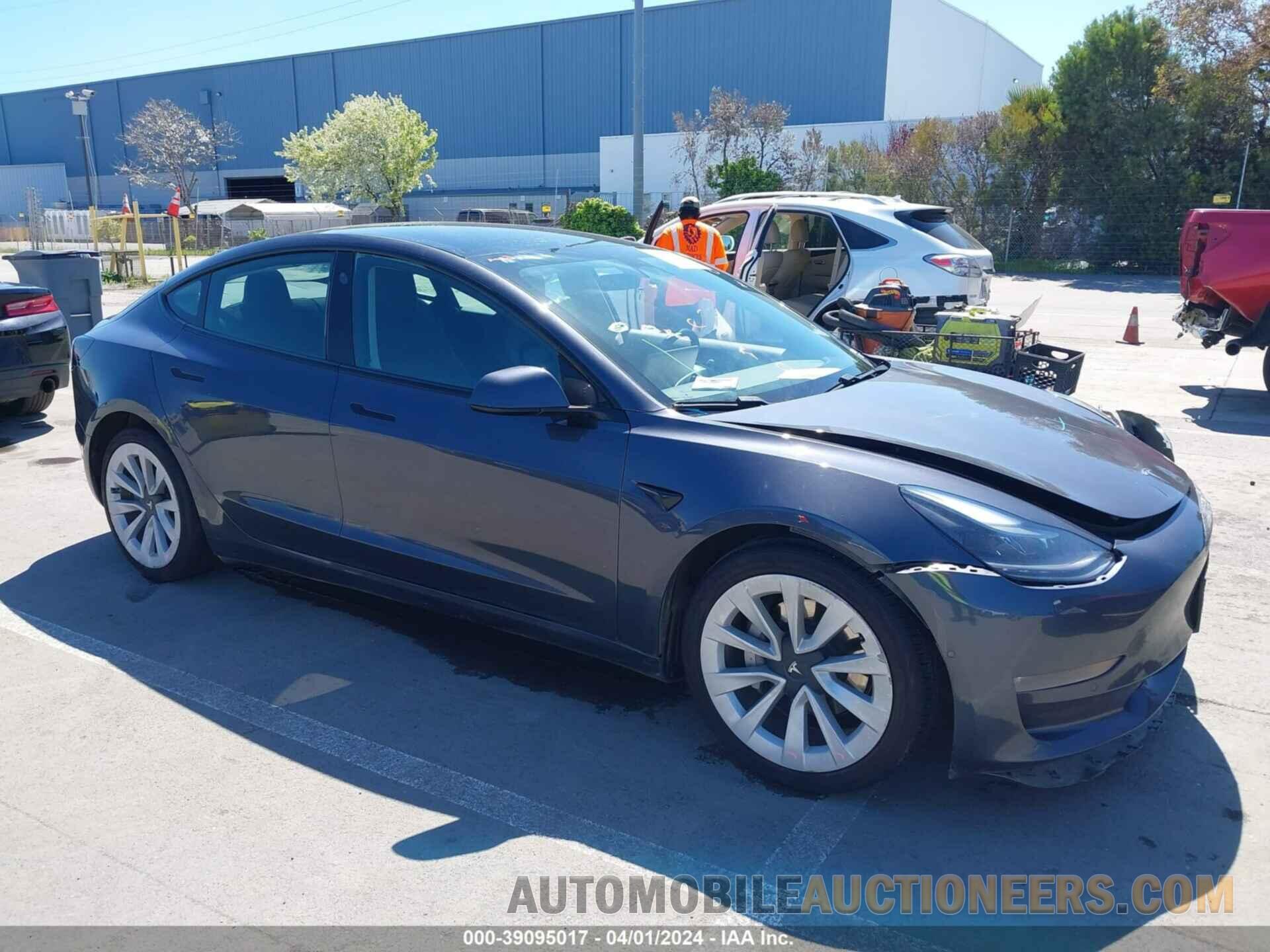 5YJ3E1EB6MF028892 TESLA MODEL 3 2021