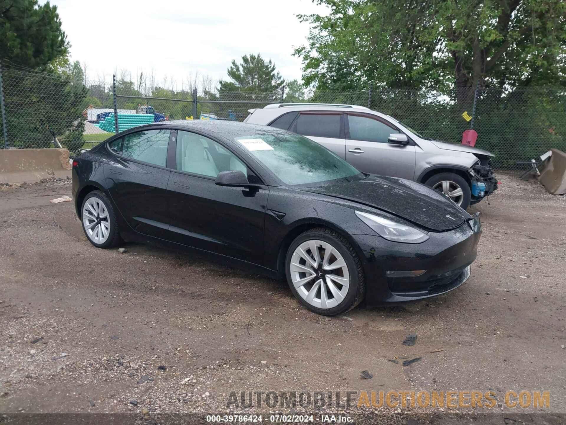 5YJ3E1EB6MF032683 TESLA MODEL 3 2021