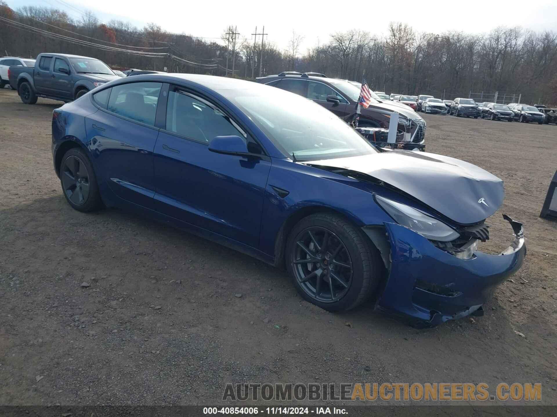 5YJ3E1EB6MF037107 TESLA MODEL 3 2021