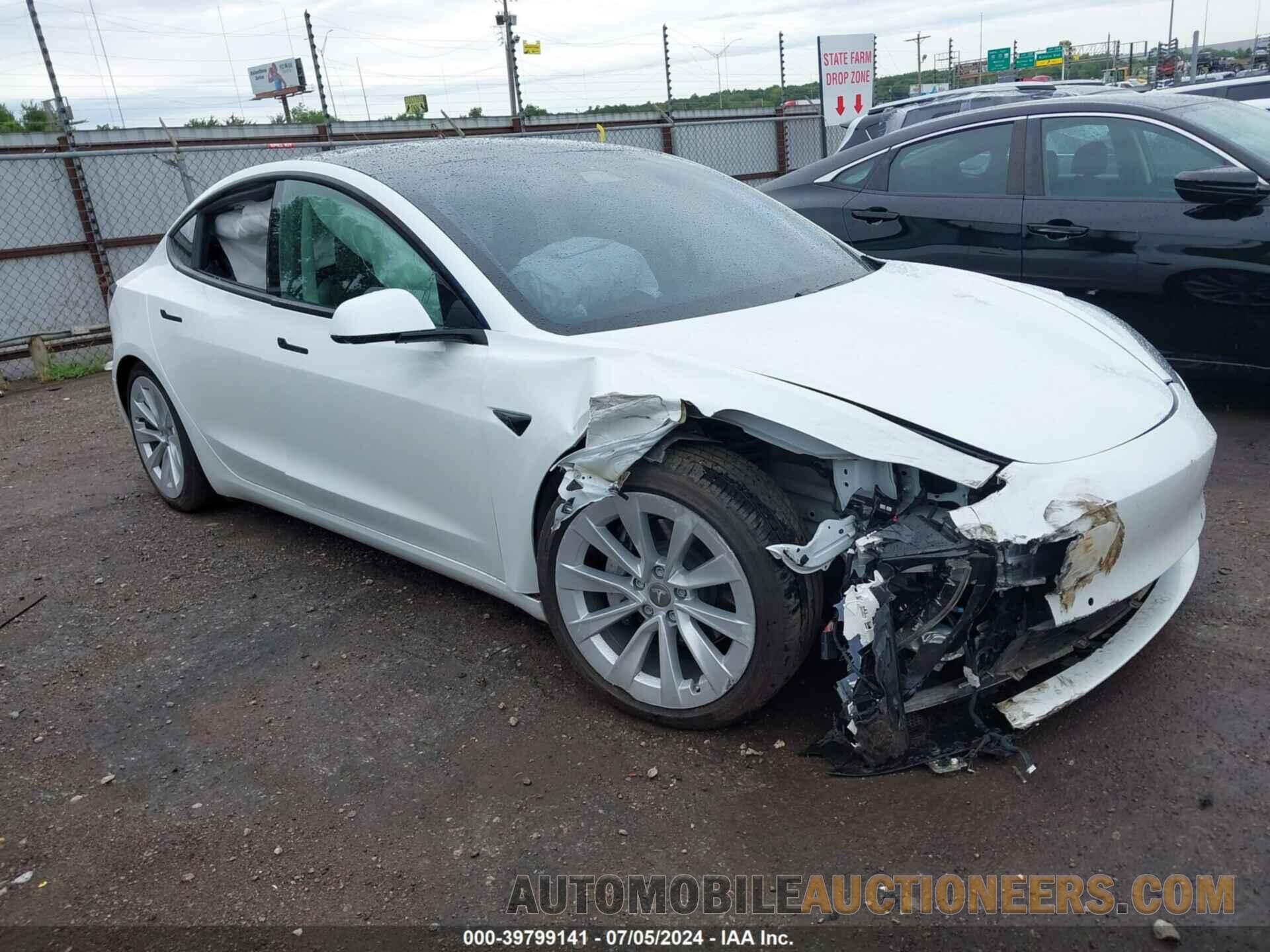 5YJ3E1EB6MF048950 TESLA MODEL 3 2021