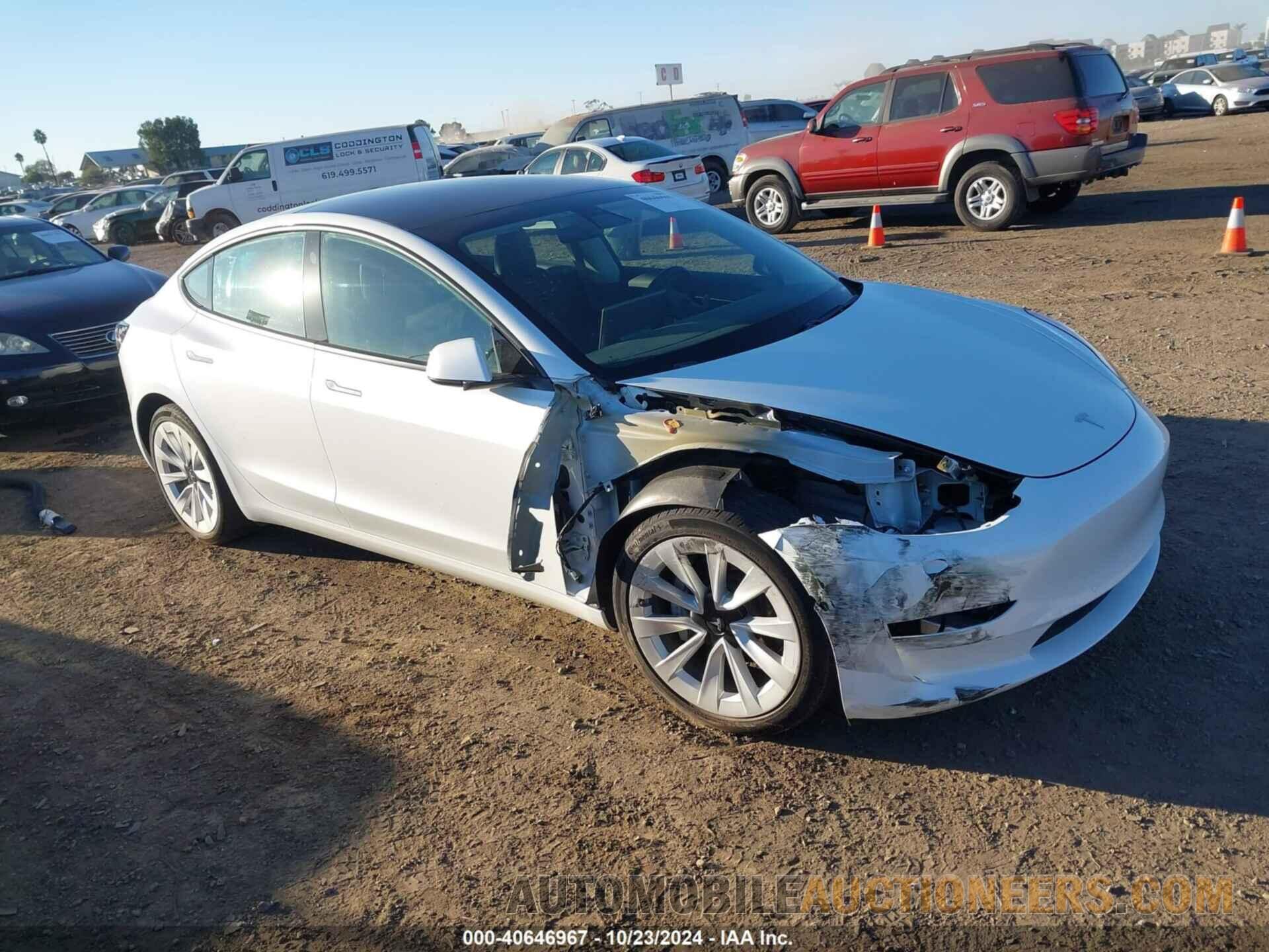 5YJ3E1EB6MF050505 TESLA MODEL 3 2021