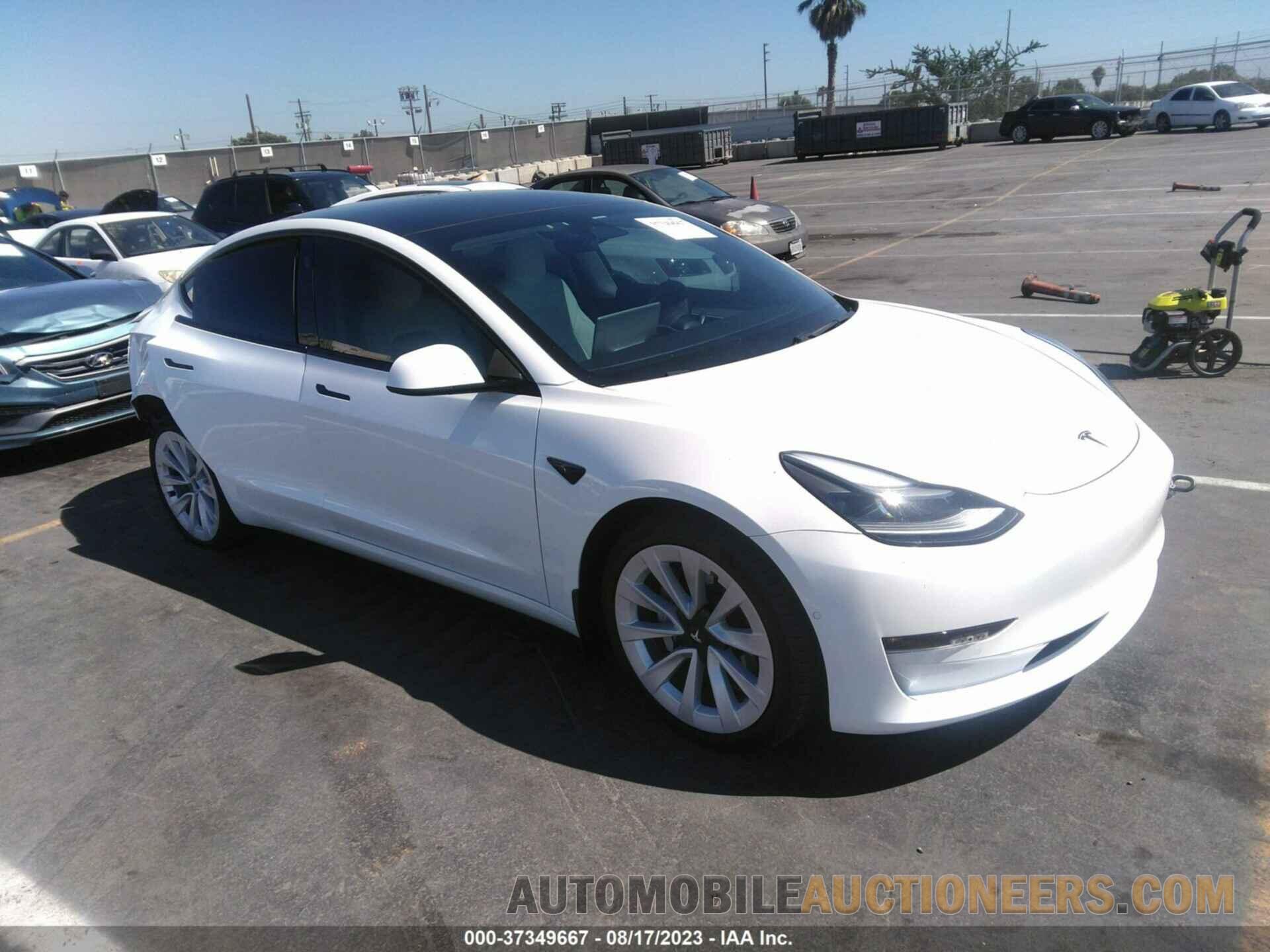 5YJ3E1EB6MF053968 TESLA MODEL 3 2021