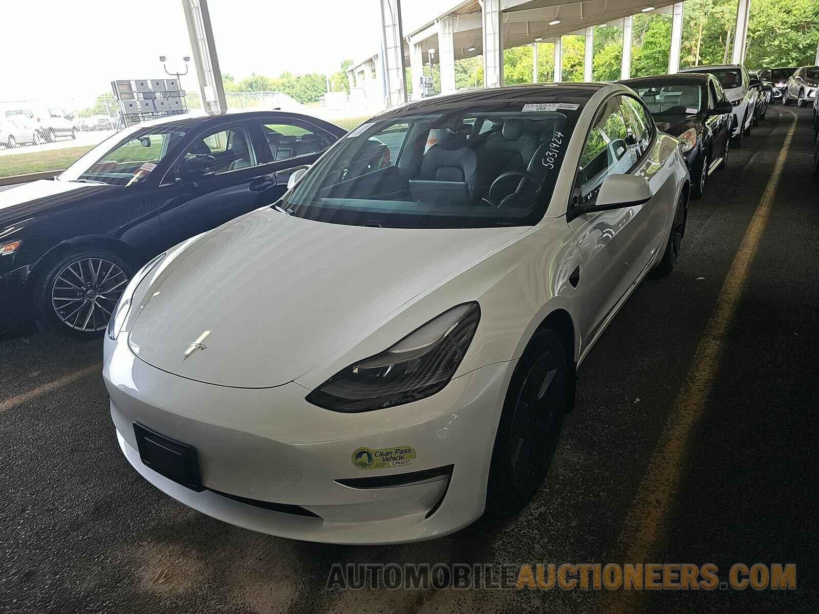 5YJ3E1EB6MF055168 Tesla Model 3 2021