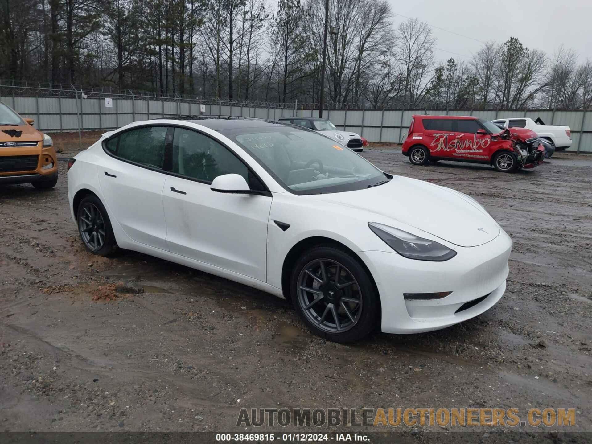 5YJ3E1EB6MF063318 TESLA MODEL 3 2021