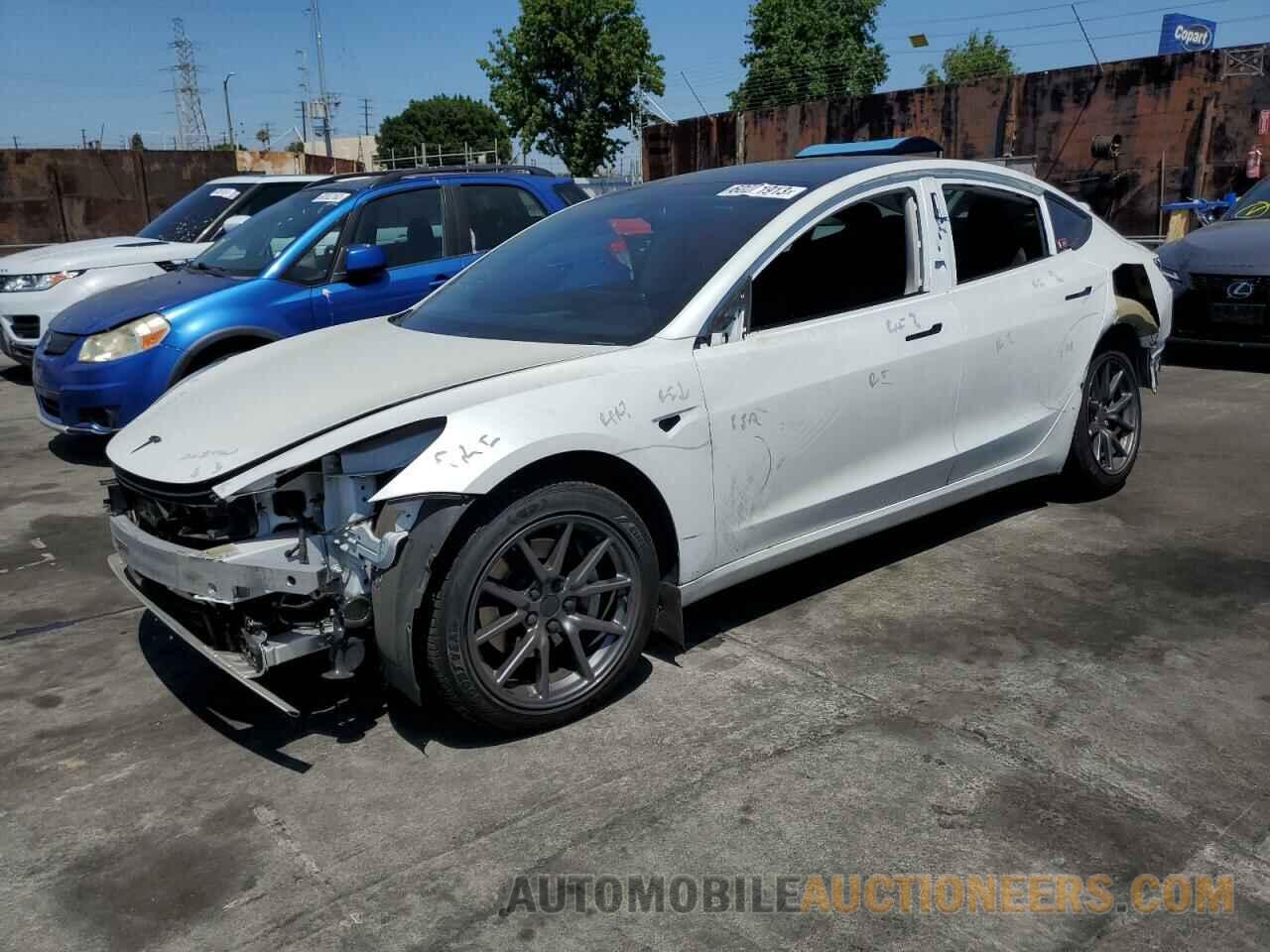 5YJ3E1EB6MF070592 TESLA MODEL 3 2021