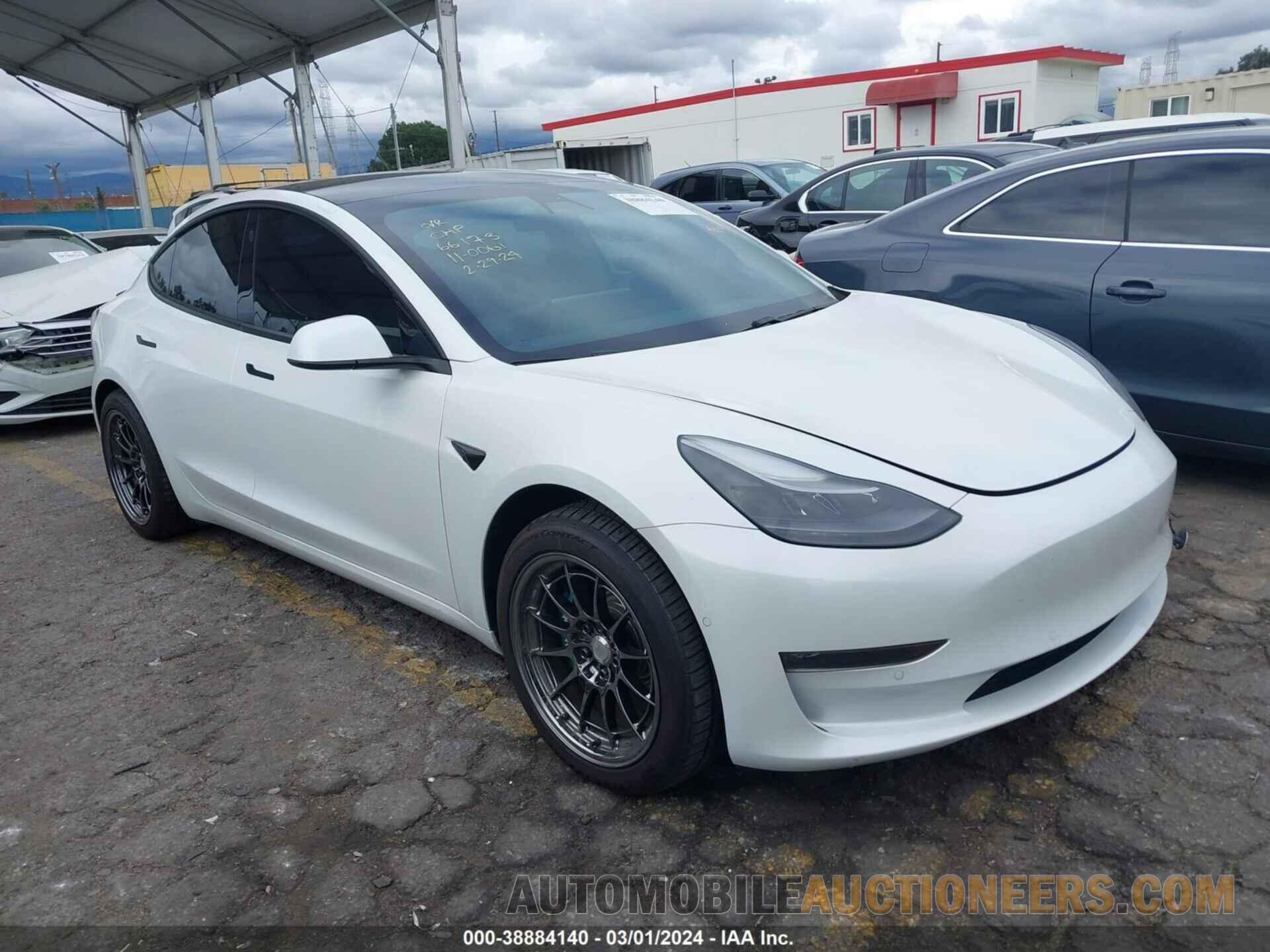 5YJ3E1EB6MF070947 TESLA MODEL 3 2021