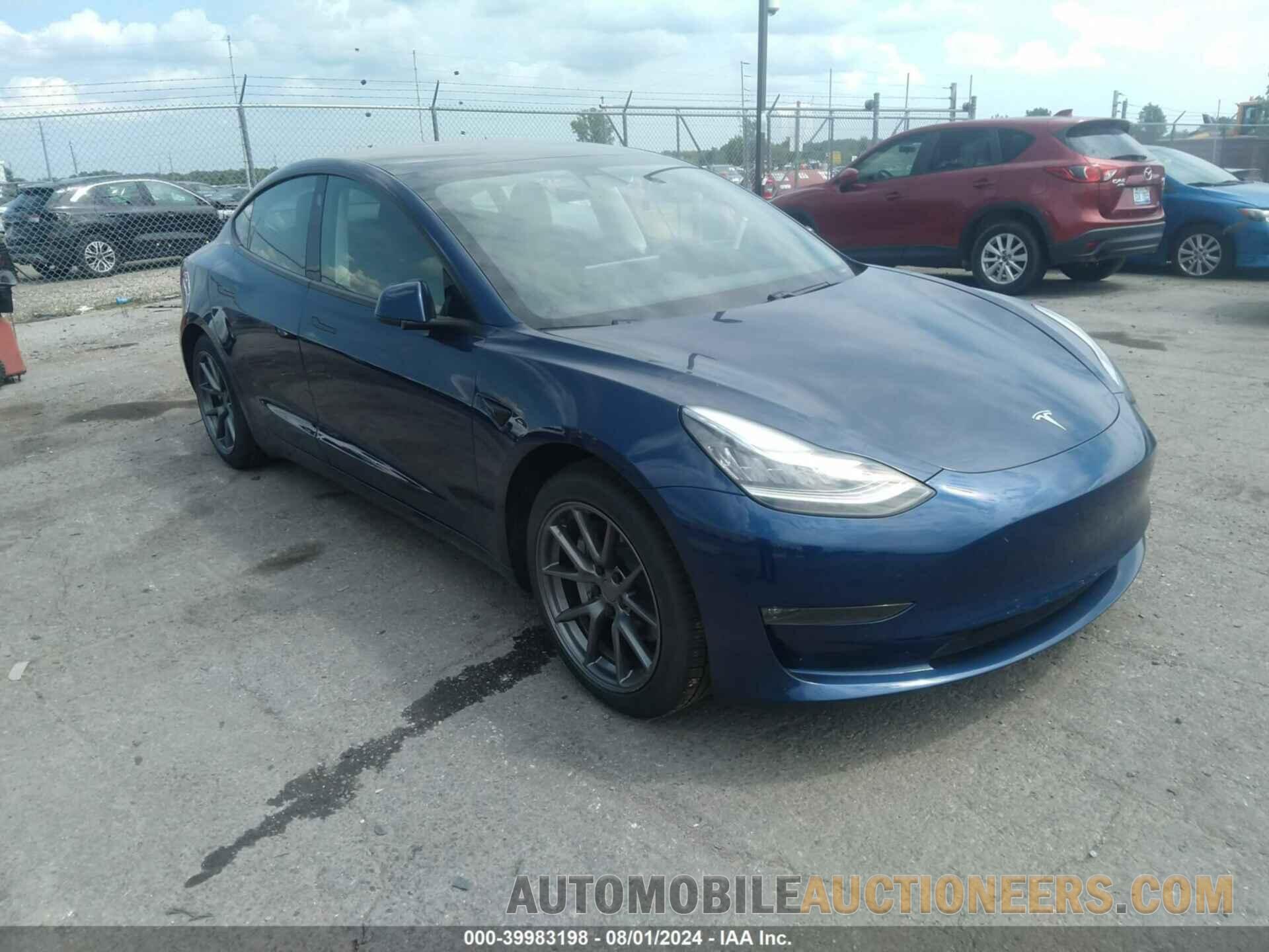 5YJ3E1EB6MF848082 TESLA MODEL 3 2021