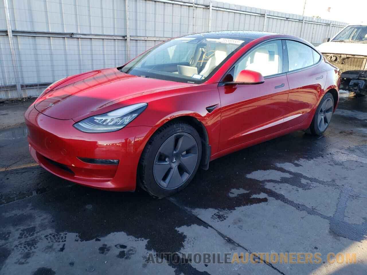 5YJ3E1EB6MF860037 TESLA MODEL 3 2021