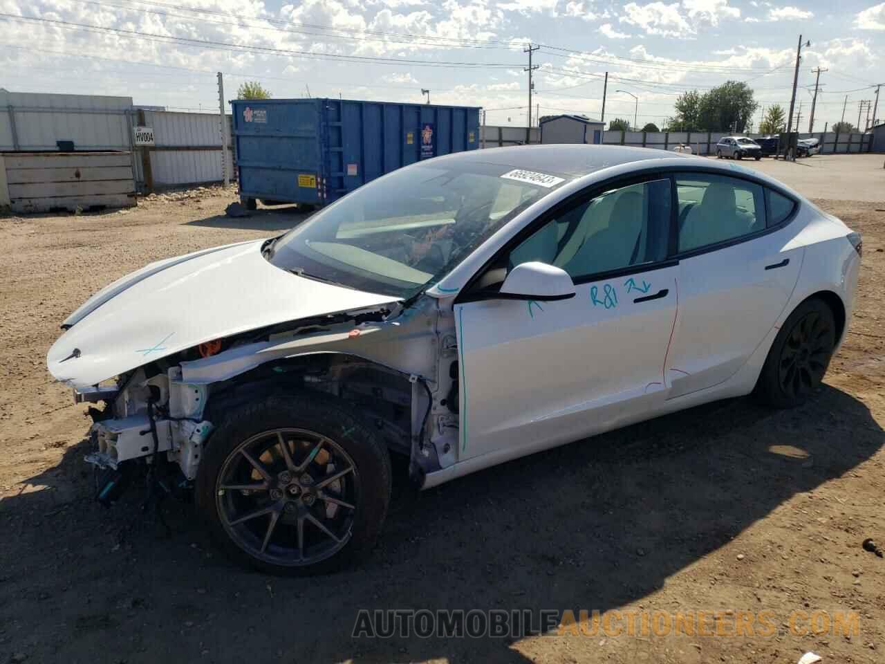 5YJ3E1EB6MF868929 TESLA MODEL 3 2021