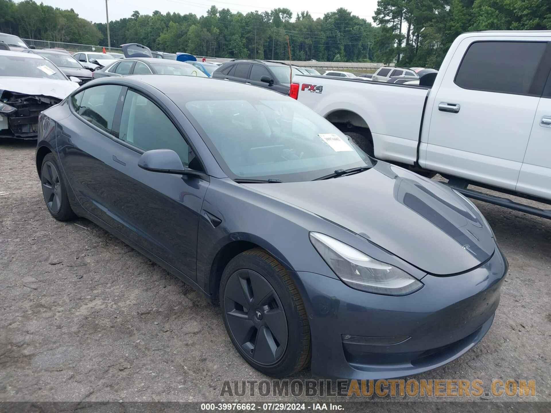 5YJ3E1EB6MF869322 TESLA MODEL 3 2021