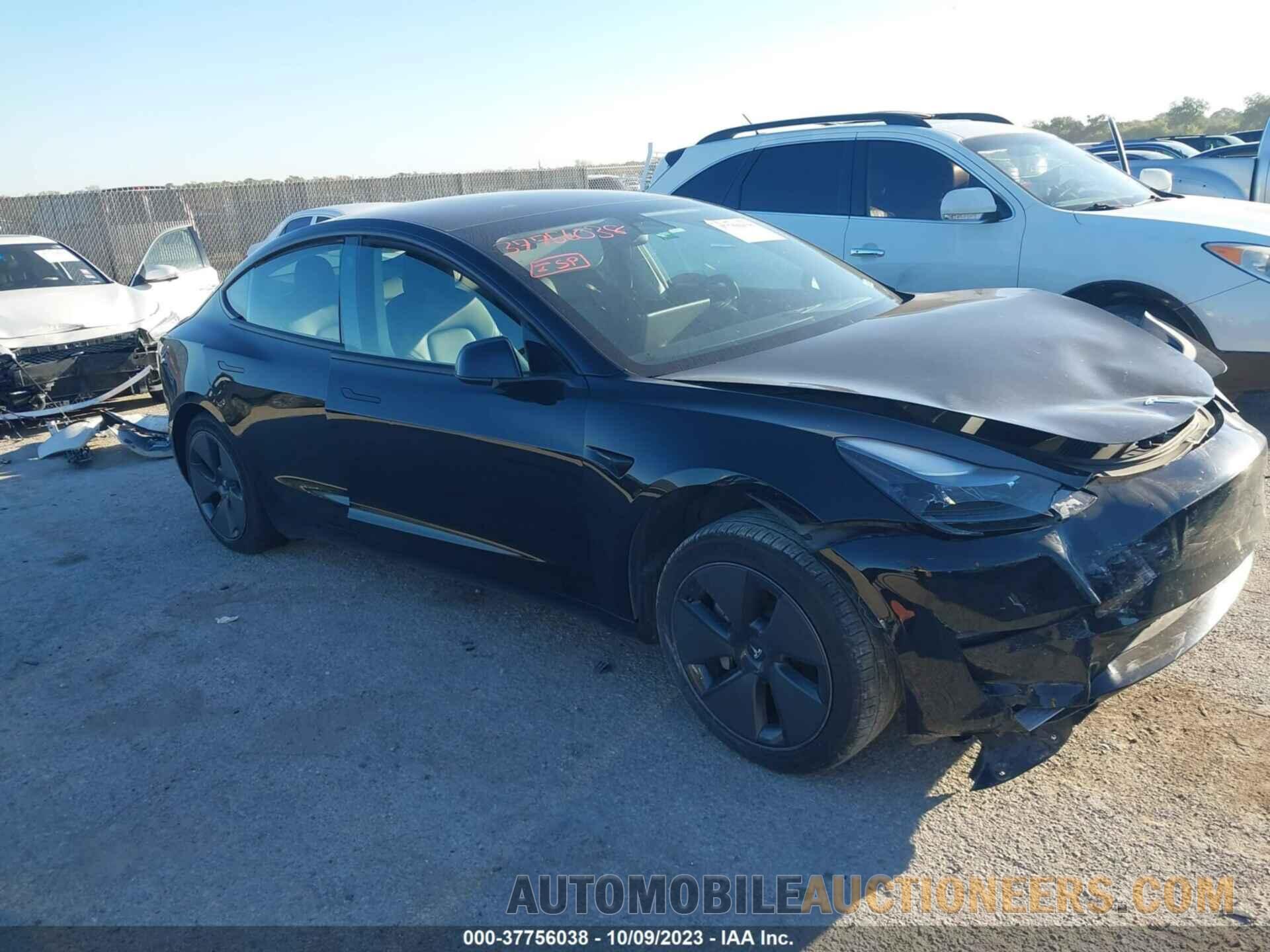 5YJ3E1EB6MF869434 TESLA MODEL 3 2021