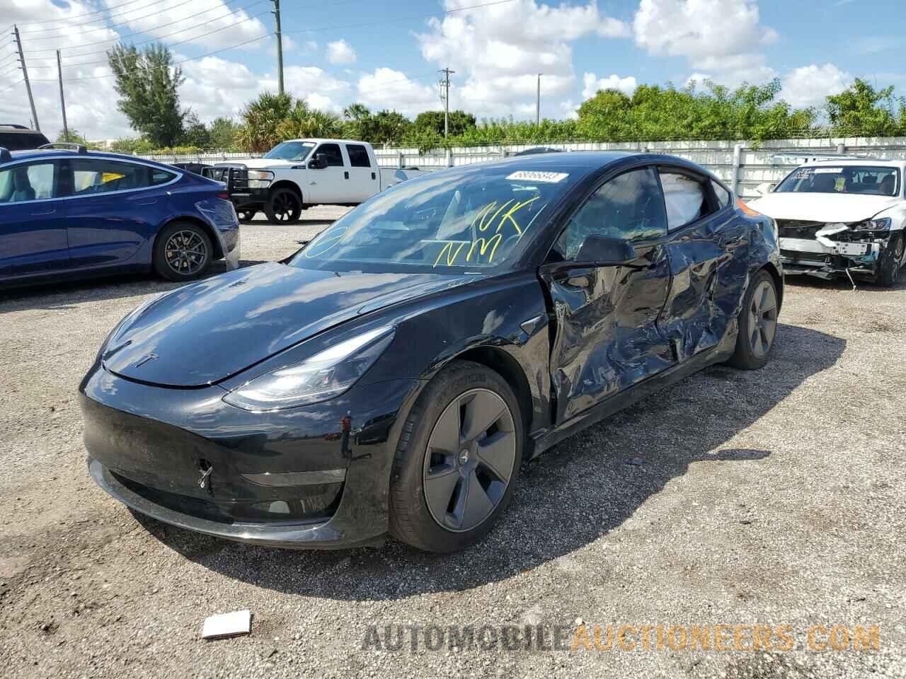 5YJ3E1EB6MF869465 TESLA MODEL 3 2021