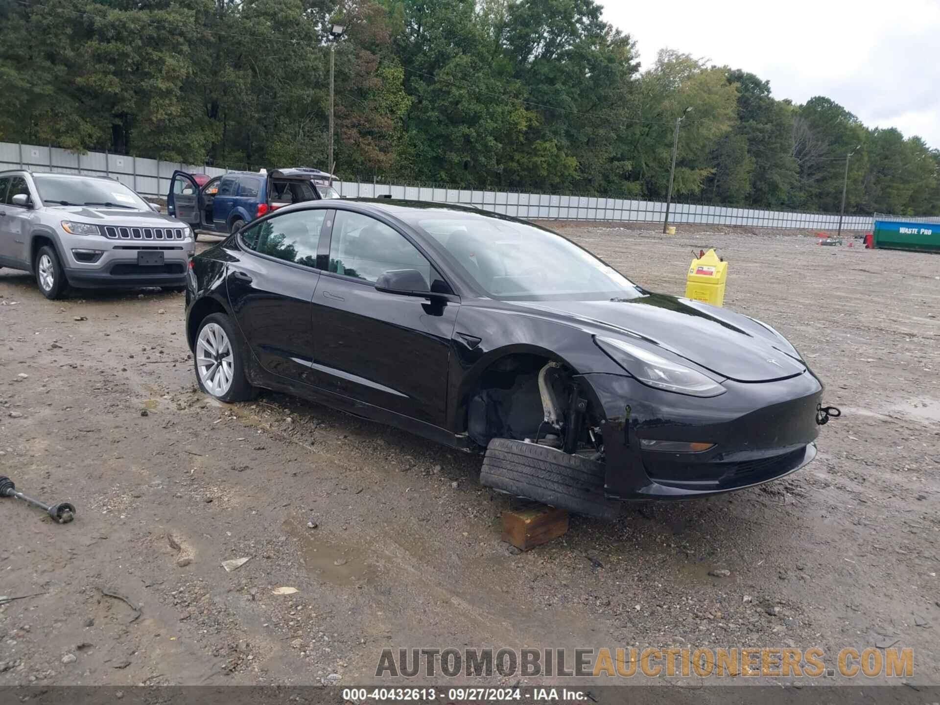 5YJ3E1EB6MF916395 TESLA MODEL 3 2021